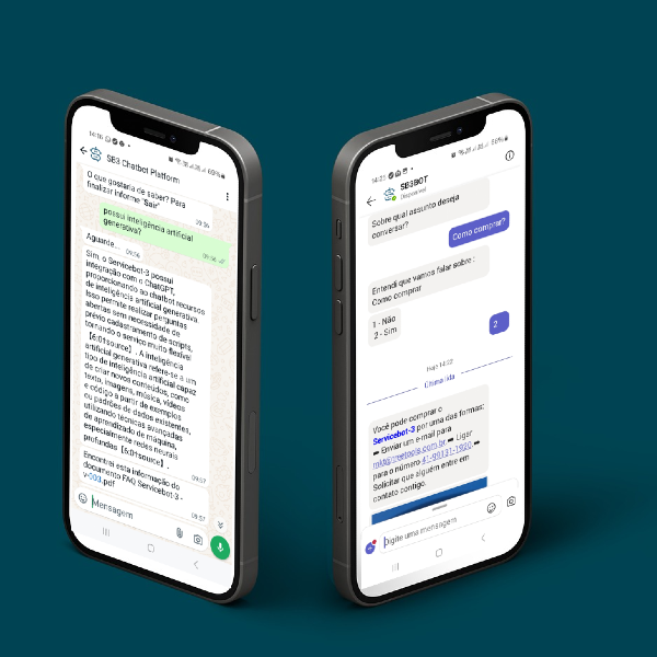 Chatbot no whatsapp, teams e telegram